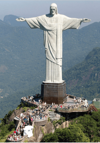 Christ the Redeemer statue in Rio de Janeiro.