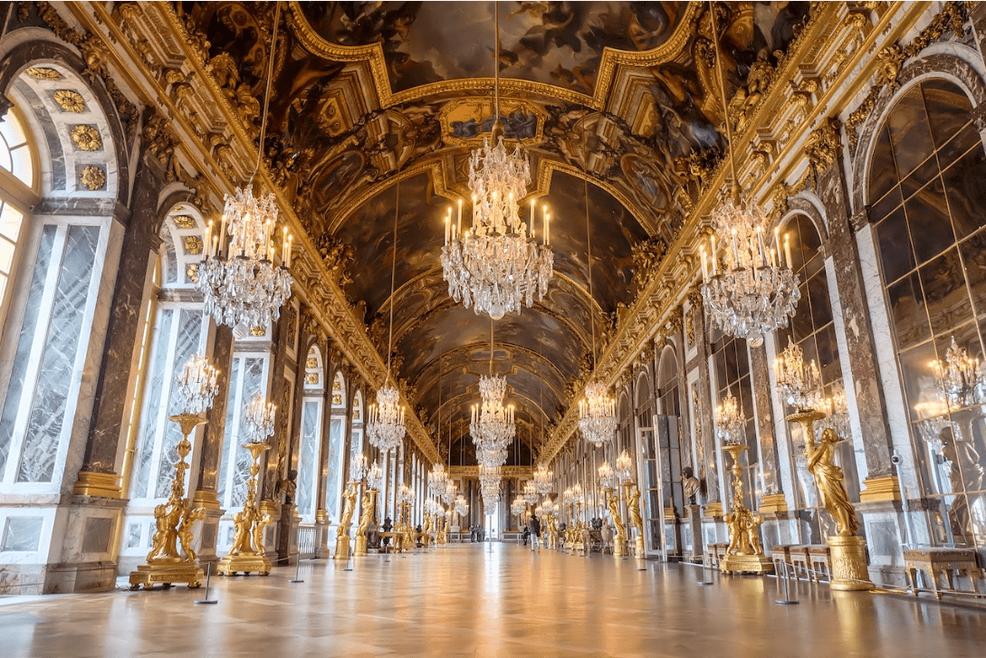 Hall of Mirrors, Palace of Versailles.