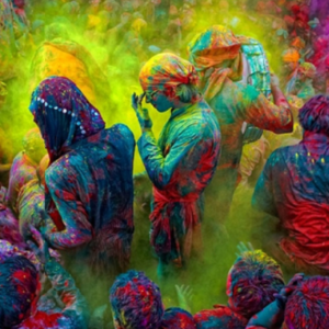 Holi is a colorful festival in india.