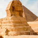 The Great Sphinx of Giza in Egypt.