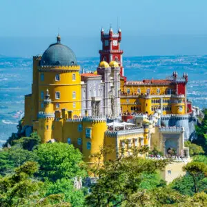 Pena National Palace in Sintra, Portugal.