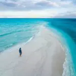 WALKING ON THE BEACH IN ZANZIBAR