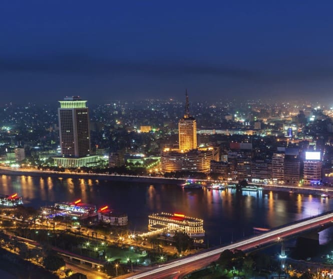 CAIRO AT NIGHT